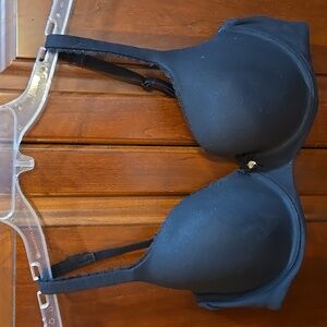 Victoria's Secret Body by Victoria Lined Demi/Double Bra Black 36C